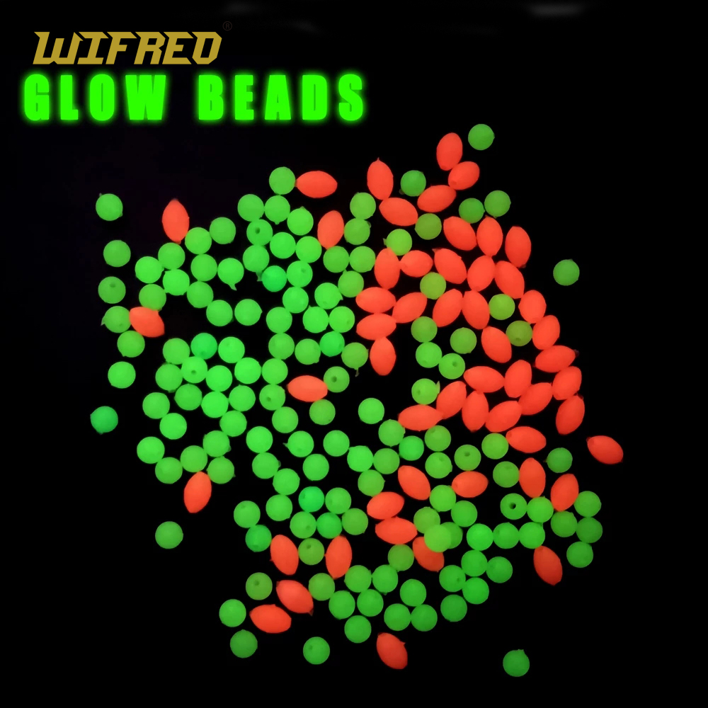 Fishing Hook Treble - Wifreo 100PCS Oval Soft Ruber Luminous