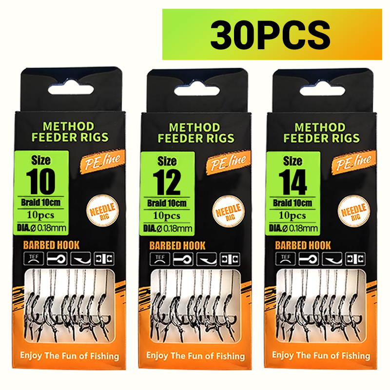 Carp Fishing Rigs Pre Tied, Me - Fishing Hook Barbless review and price