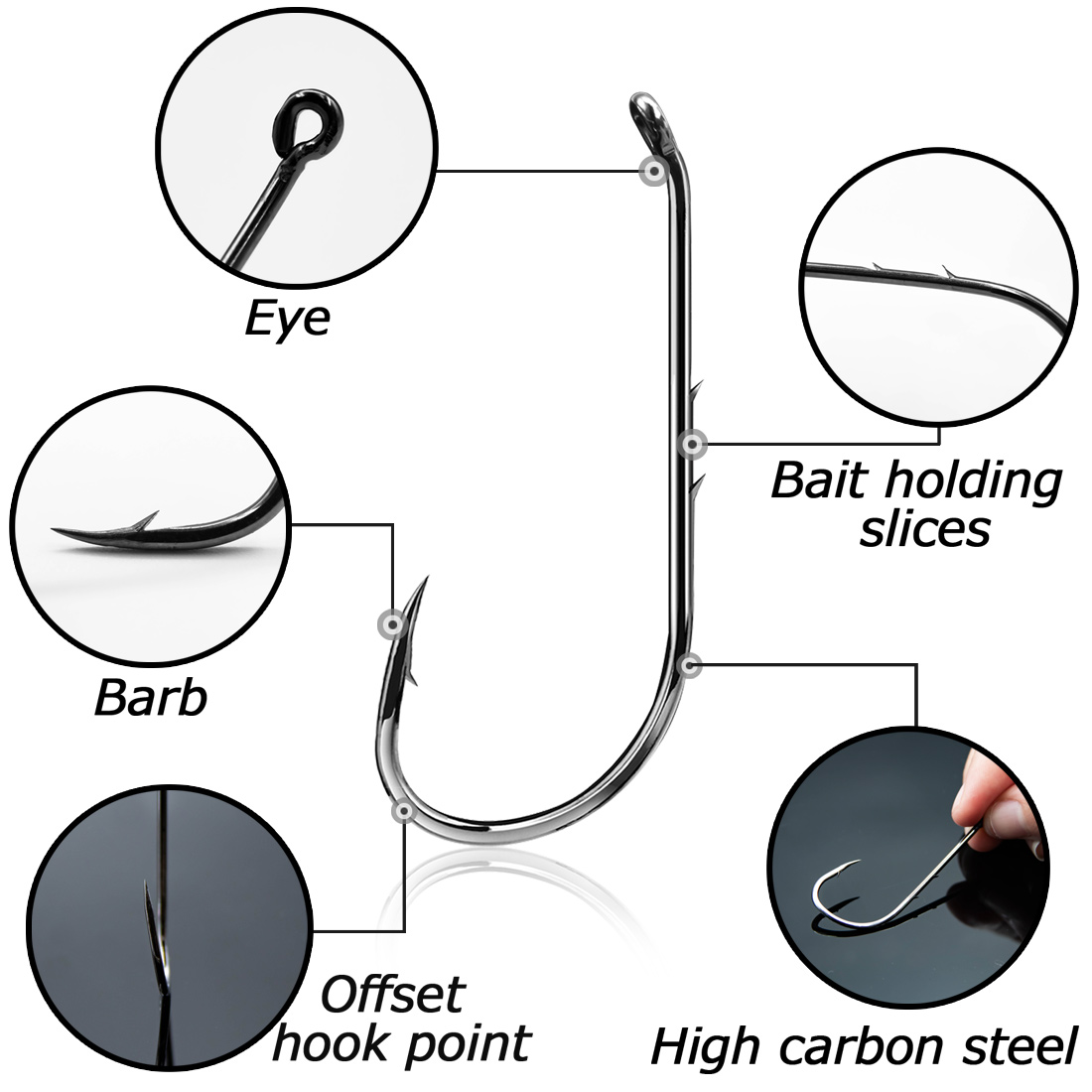 9KM Baitholder Fishing Hooks 5 - Fishing Hook Circle review and price