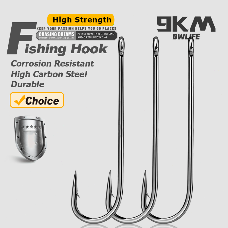 9KM Aberdeen Hooks Long Shank  - Fishing Hook Barbless review and price