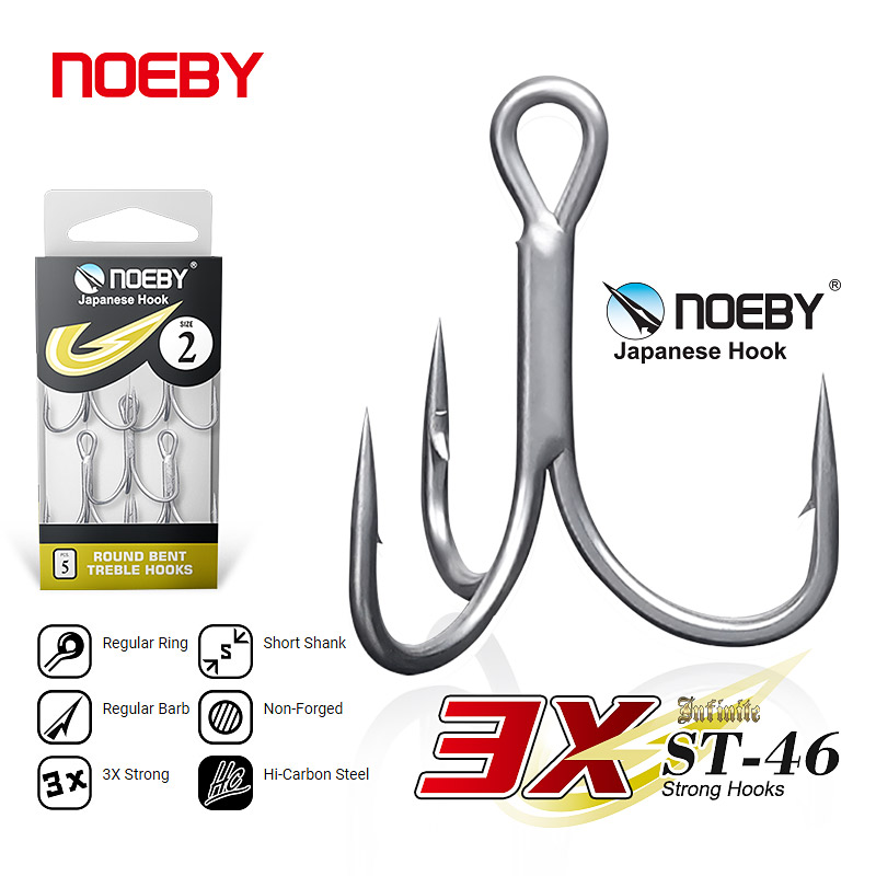 Noeby High Carbon Steel Fishin - Fishing Hook Barbless review and price