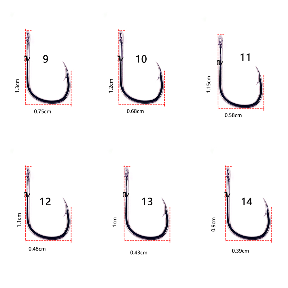 20pcs/lot Iseama 1/0#-14# Fish - Fishing Hook Assortment review and price