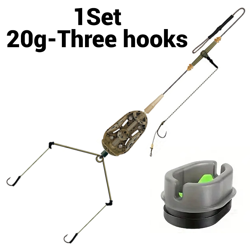 3 Hook Pre-tied Carp Hair Rigs - Fishing Hook Assortment review and price