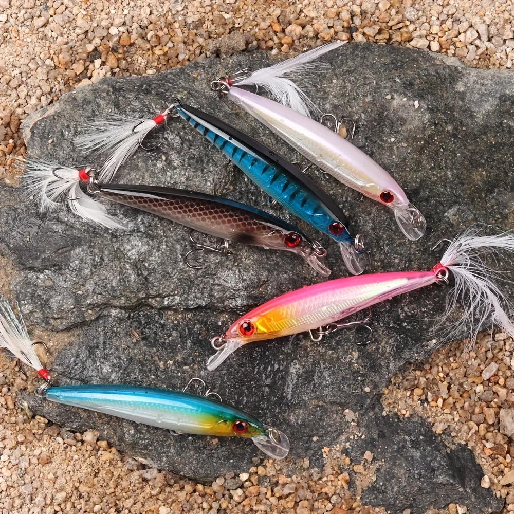5pcs/box Laser 3D Eyes Bionic  - Fishing Hook Treble review and price