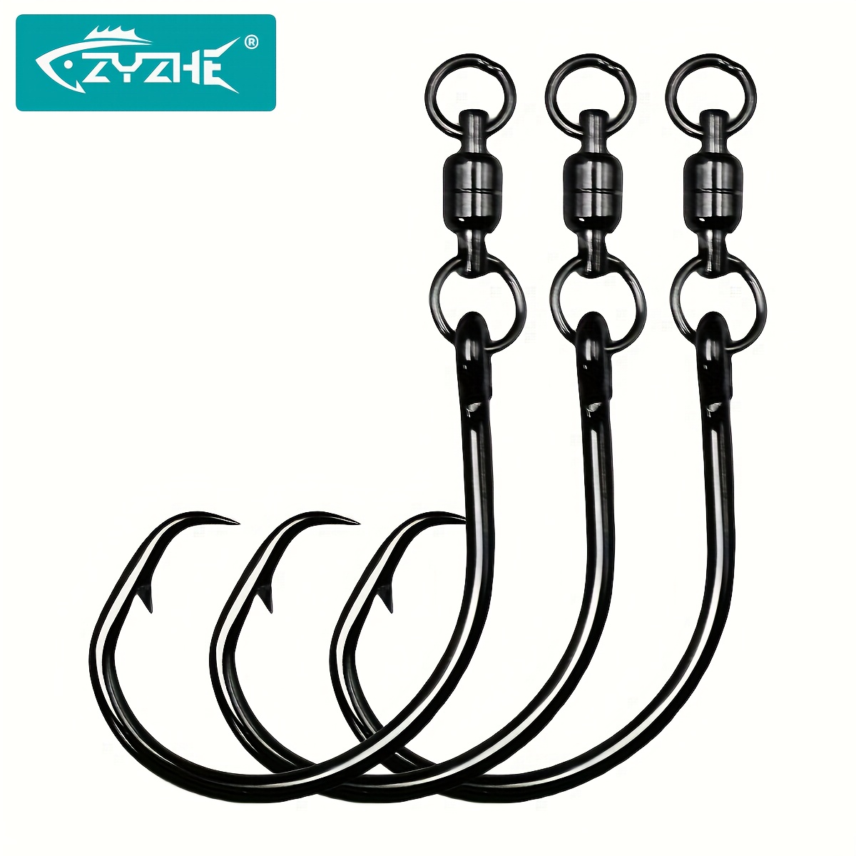 ZYZHE 3/6/9pcs Circle Hooks Wi - Fishing Hook Offset review and price