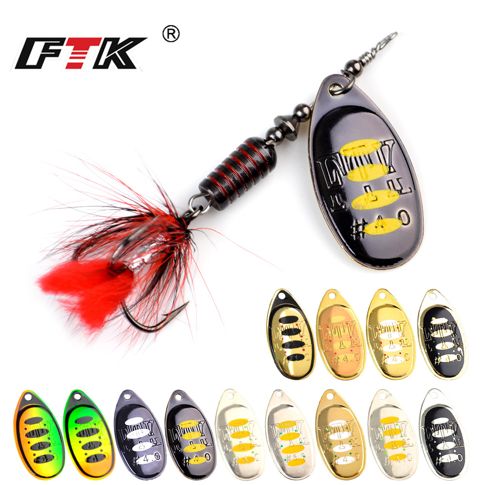 NGB 1pcs Spinner Bait Spoon Lu - Fishing Hook Treble review and price