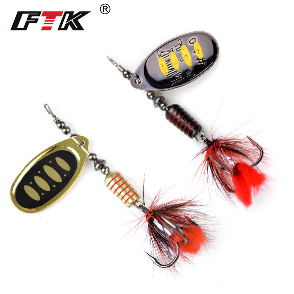 NGB 1pcs Spinner Bait Spoon Lu - Fishing Hook Treble review and price