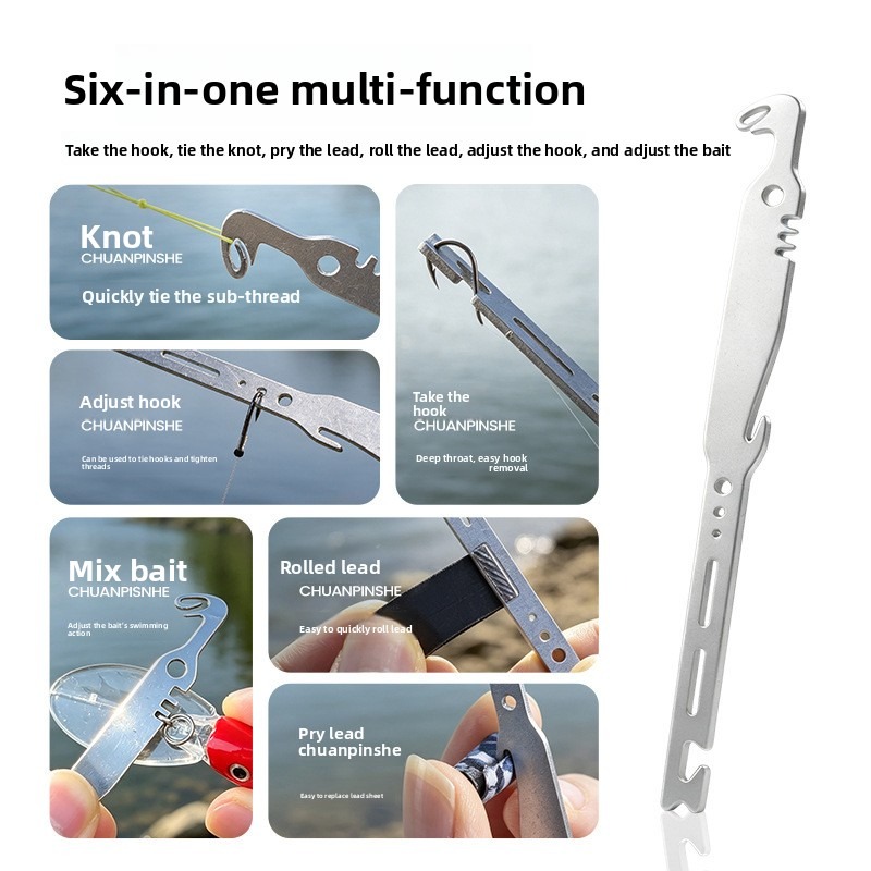 QAJTAO 4 pieces 6-in-1 stainle - Fishing Hook Sharpener review and price